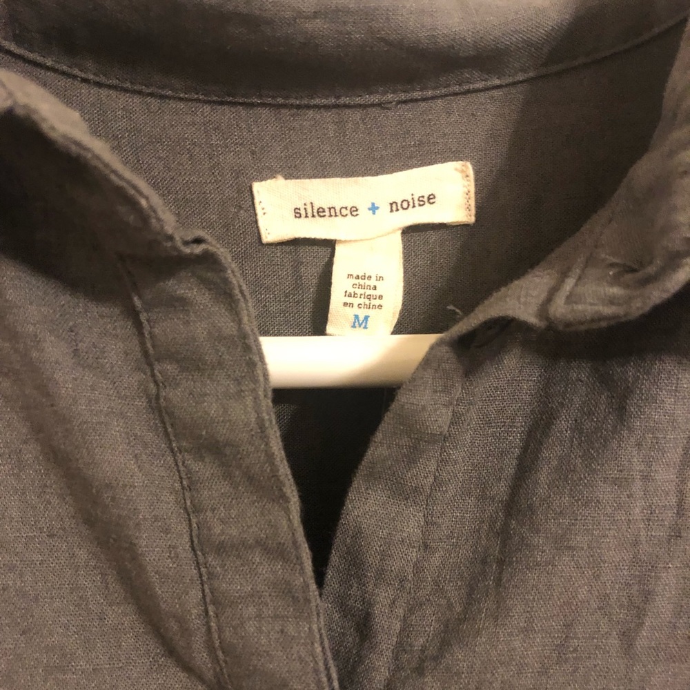 Grey Button down - Picture 2 of 2
